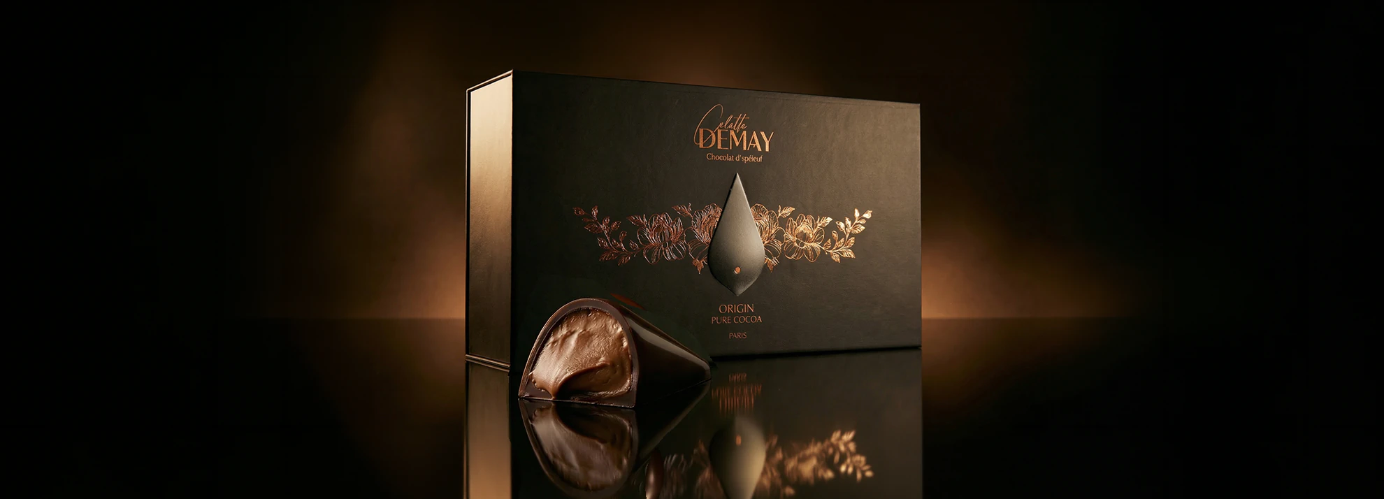 L'Origine — création signature Colette Demay, chocolat d'apéritif